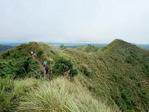 enjoying the scenery of Batangas province