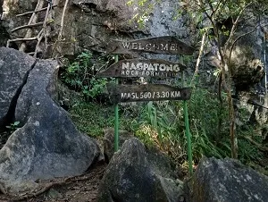 start of Nagpatong hike