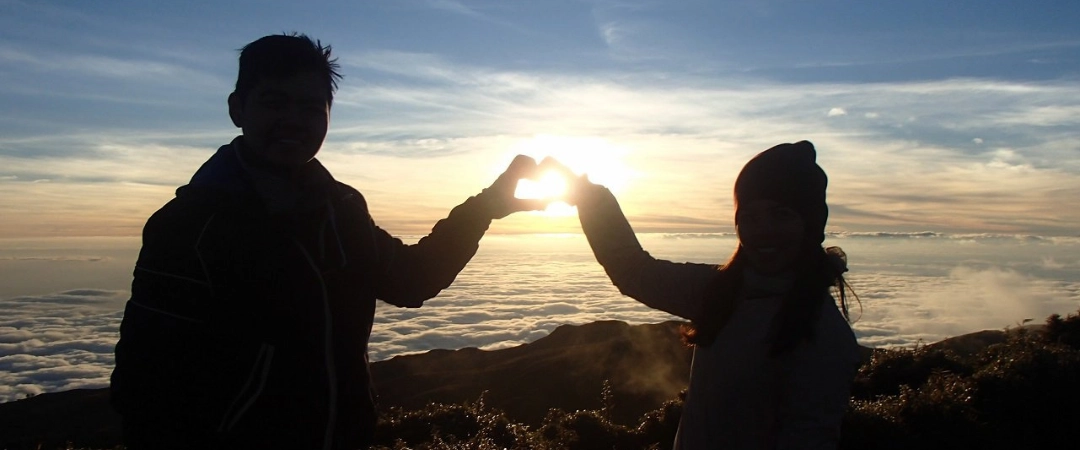 sea of clouds during one of our trips to mount pulag