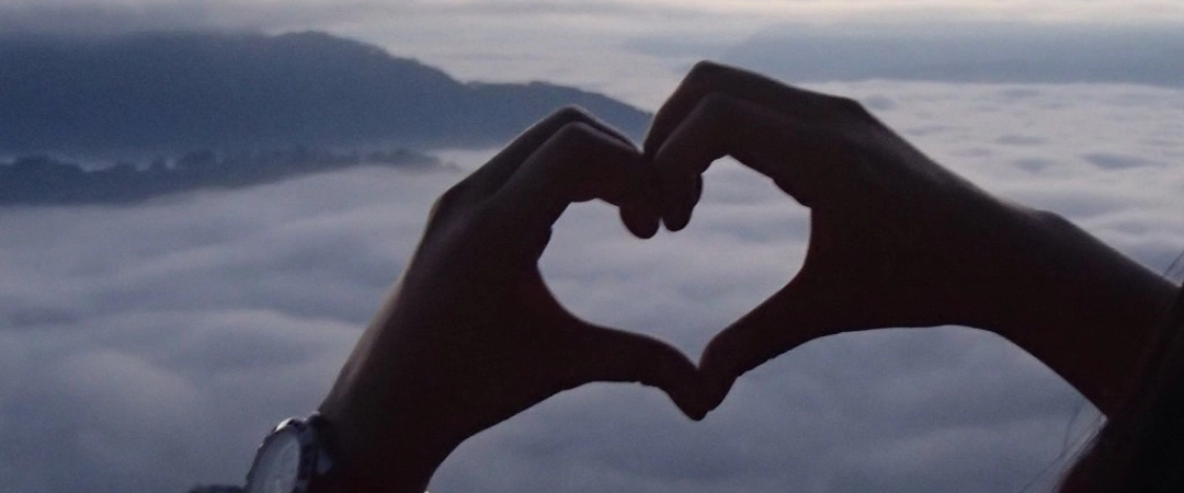 sea of clouds during one of our trips